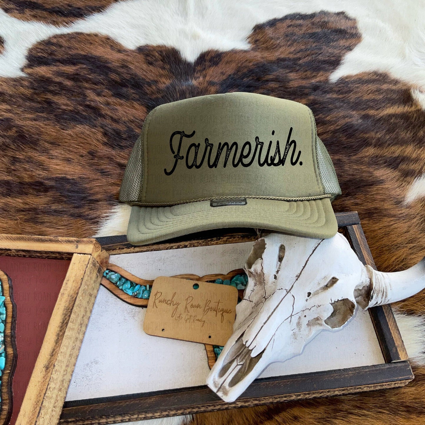Farmerish Western Foam Front Trucker Hat