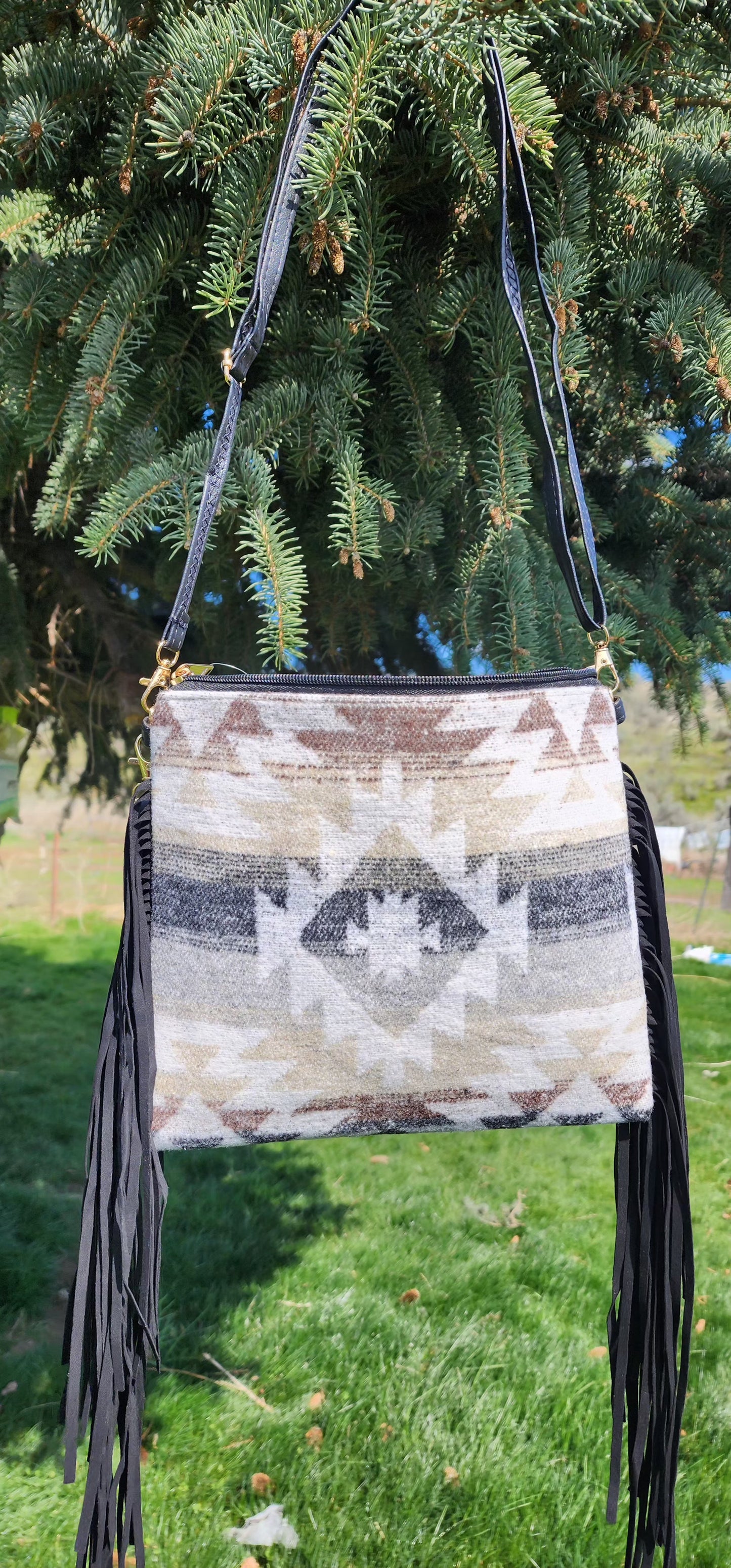 Santa Fe Fringe Crossbody