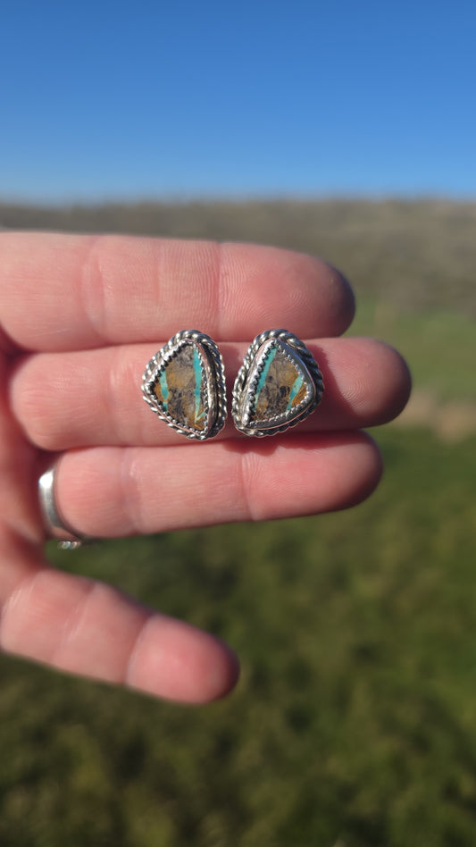 Dust & Turquoise Studs