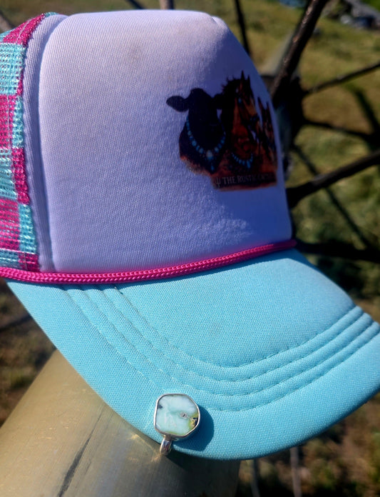 Green Lady Hat Clip